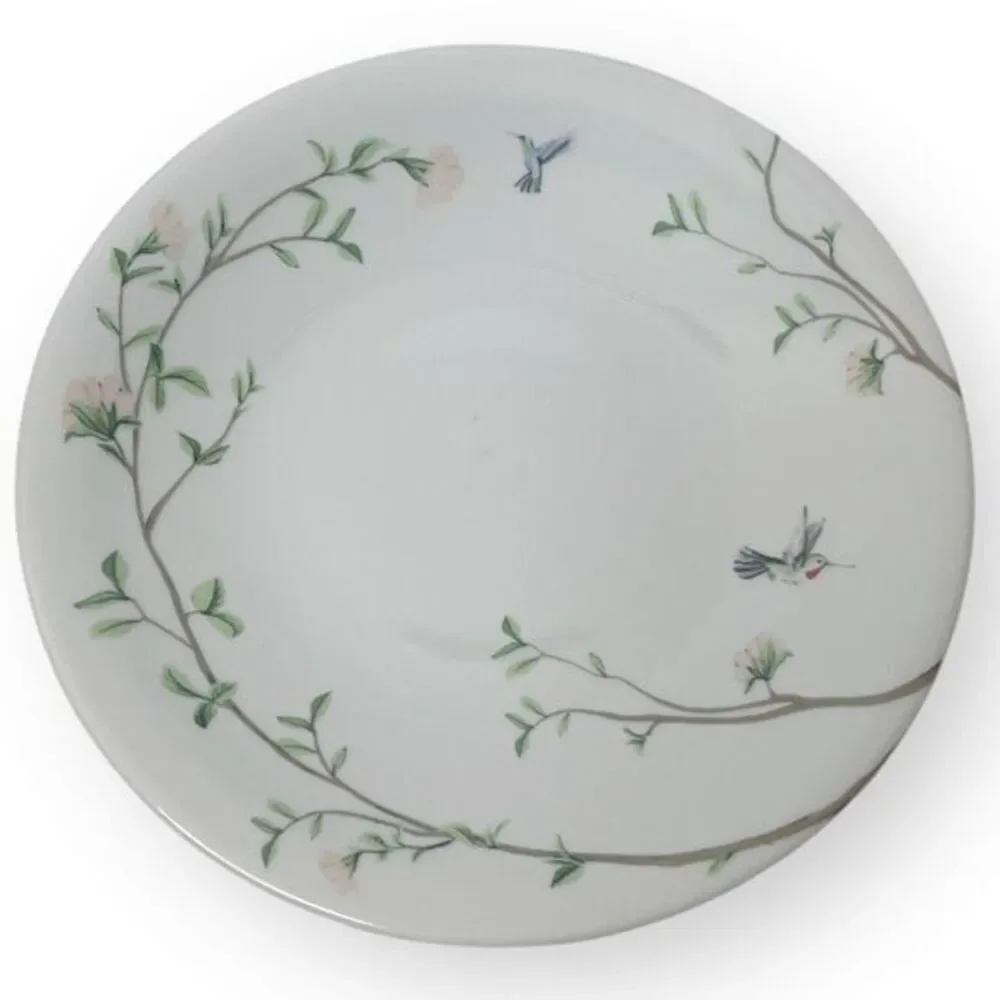 POTTERY BARN Monique Lhuillier‎ RETIRED Meadow Pattern Salad Plates Set of 4